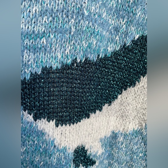 Anthropologie Narwhal Whale Icon Cardigan Sweater (Size M/L) - NWT - Picture 9 of 9